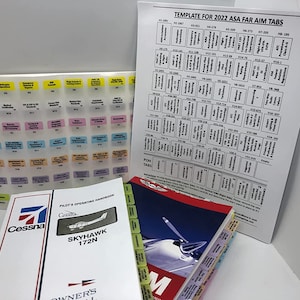 2024 ASA FAR/AIM Pilot TABs Plastic (Not Including Books)