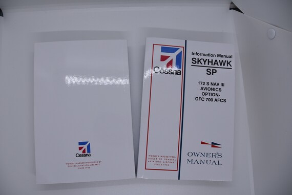 Cessna 172S G1000 Pilot Operating Handbook (total 308 Pages) - Etsy