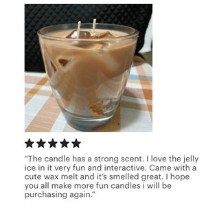 12 OZ Iced Coffee Candles Starbucks candle Latte Candles Cappuccino Candles Cafe Candles Pumpkin Candle Christmas Gift Holidays image 5