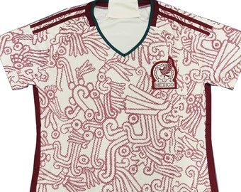 Mexico away soccer jersey  women style World Cup 2022 Qatar of nice details and crafts