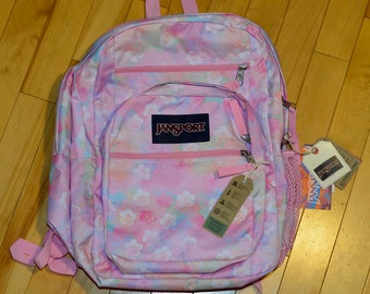 JanSport Big Student backpack "Neon Daisy" brand new