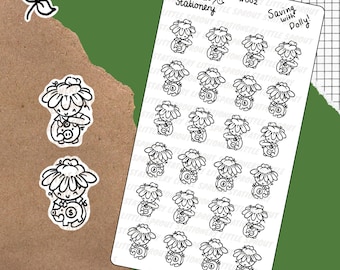 Budgeting & Saving Planner Stickers | Money Tracker Sticker Set | Financial Planning Stickers | Cute Piggy Bank | Journaling Essentials