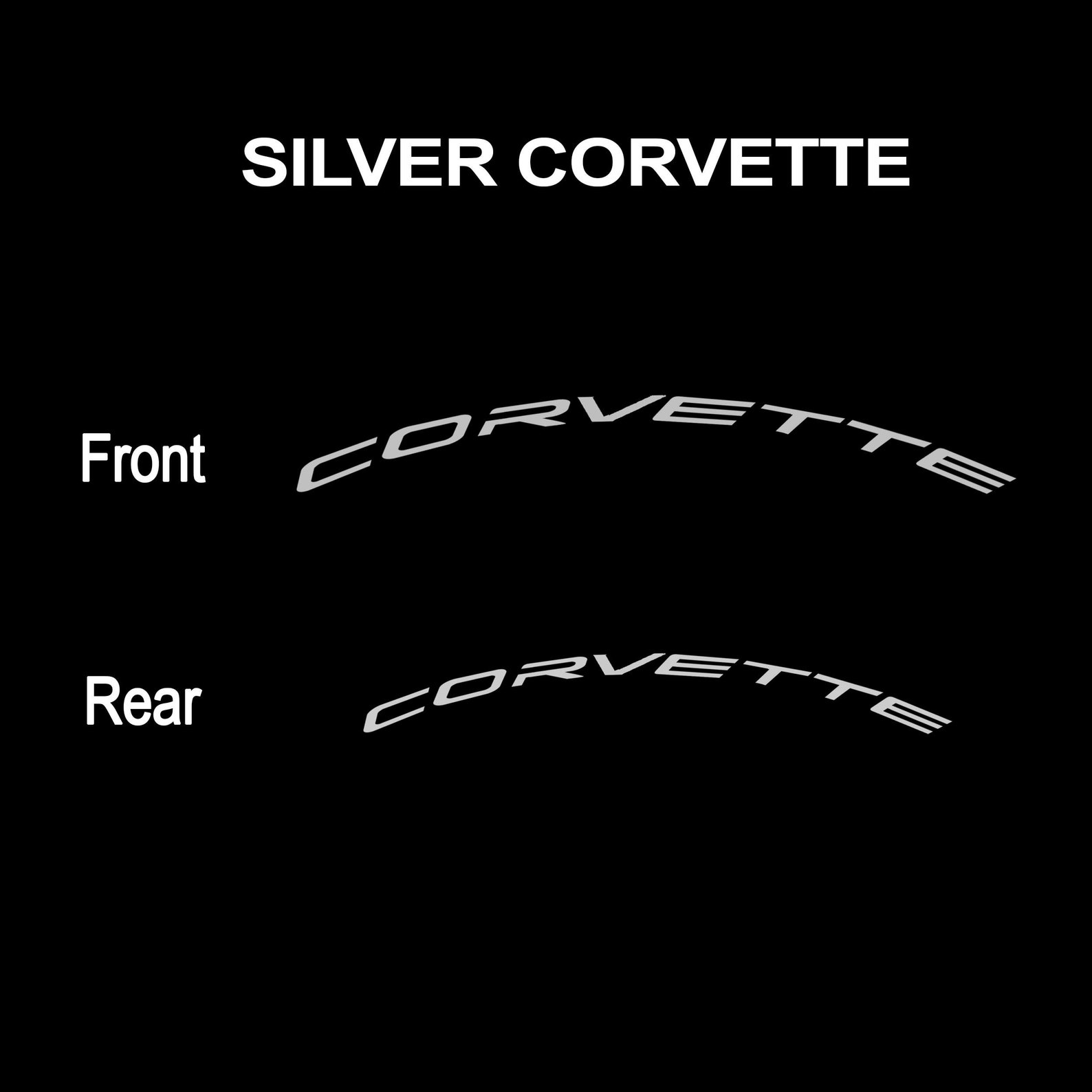 Corvette C8 Brake Caliper Decals High Temperature Etsy