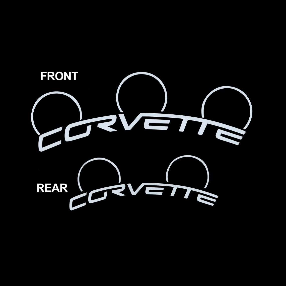 Corvette C6 Z06 Brake Caliper Decals High Temperature Etsy