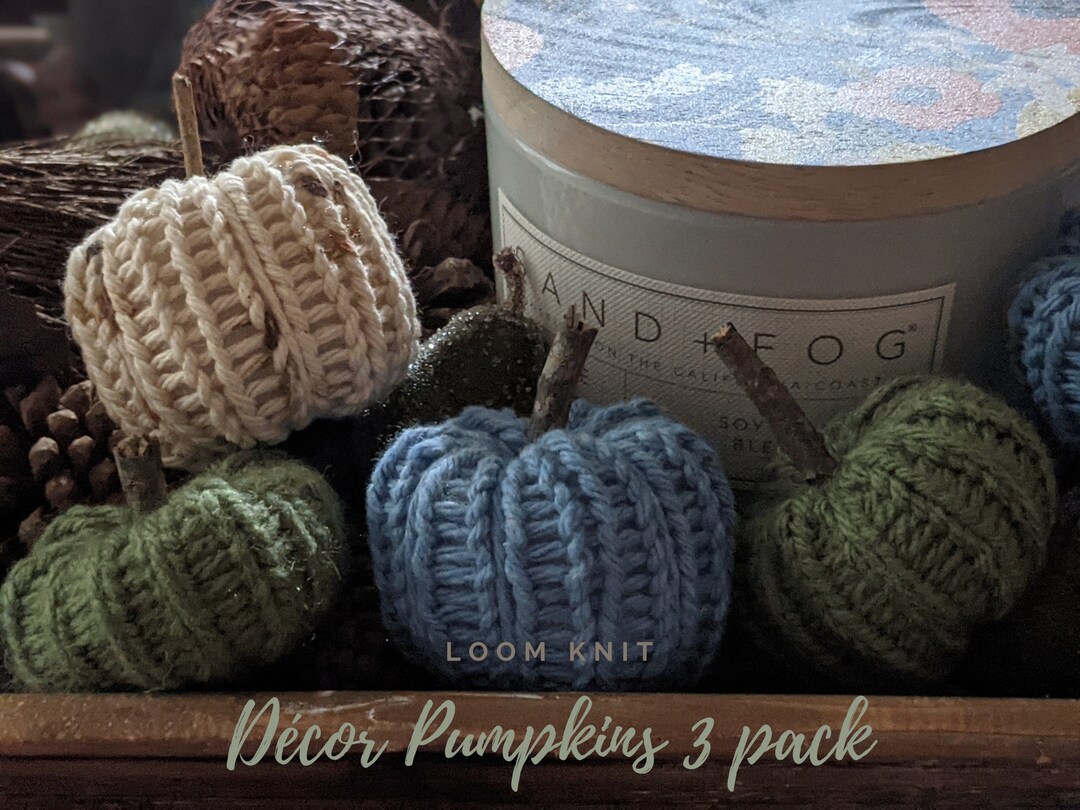 Djowyh Gestrickte Kürbis Deko - Handgemachte Herbstdeko Für Thanksgiving & Erntedank