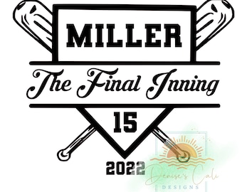 Final Inning Senior Baseball Softball Night digital image
