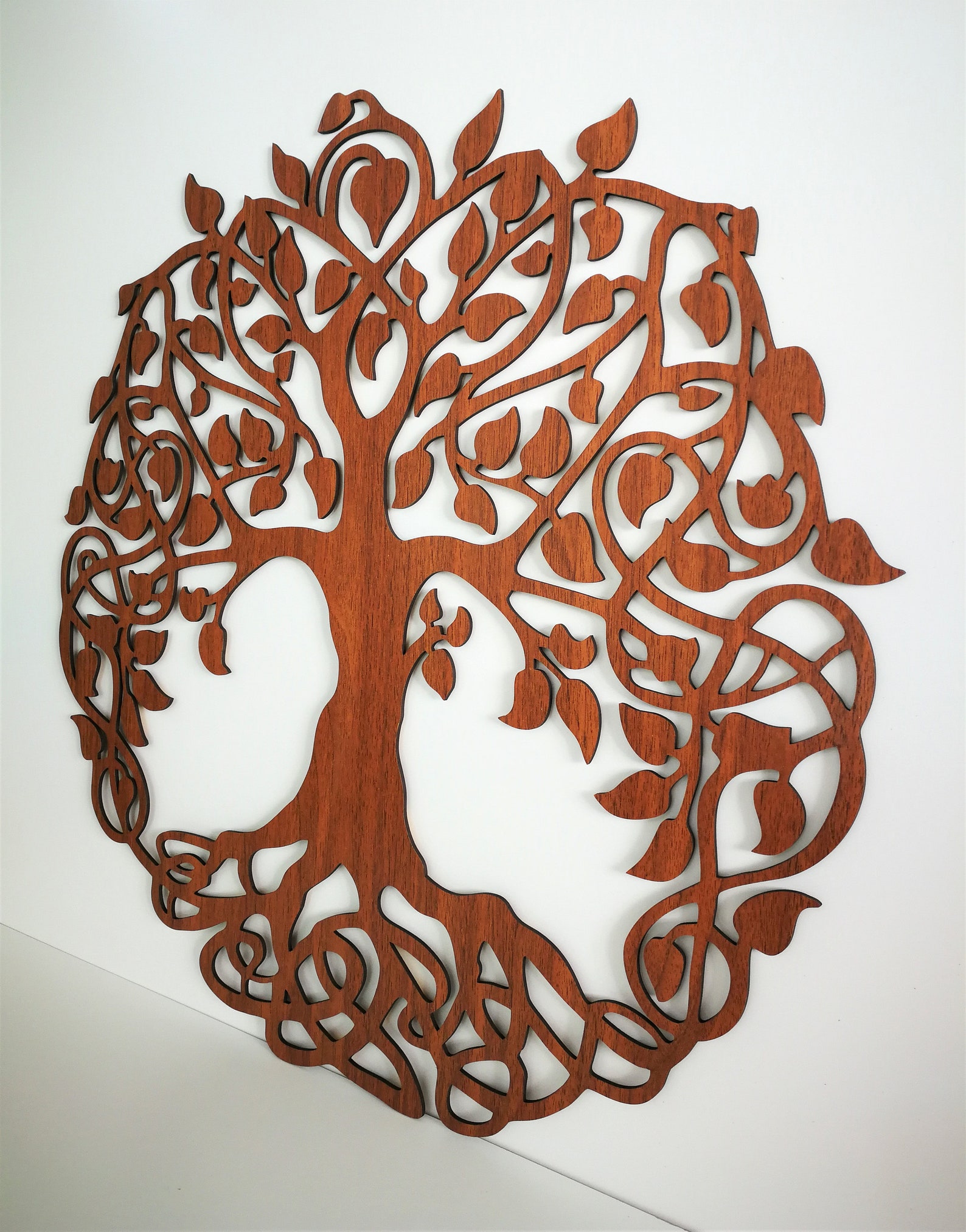 Tree of Life Wooden Wall Decor Celtic Rope Tree Tree Etsy