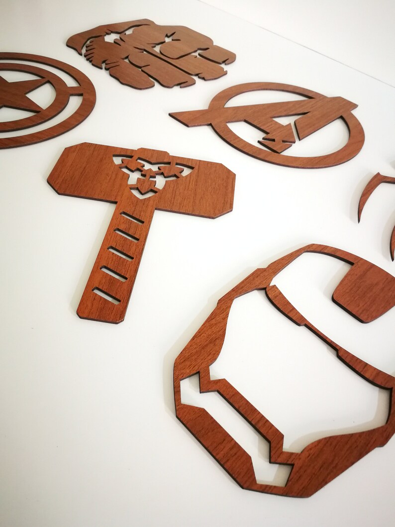 Avengers Marvel DC Wooden Wall Decor 616 Pieces Wall Art Etsy