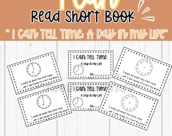 I Can Tell Time: A Day in My Life – Printable Time-Telling Book for Kids