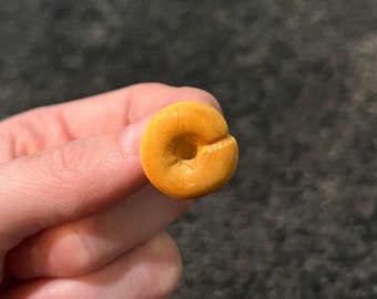 Into The Spider-Verse miniature food Bagel Pin/accessories, bag clip
