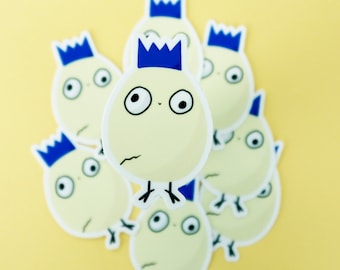 Egg Wearing Runescape Hat Vinyl Waterproof Sticker Decal