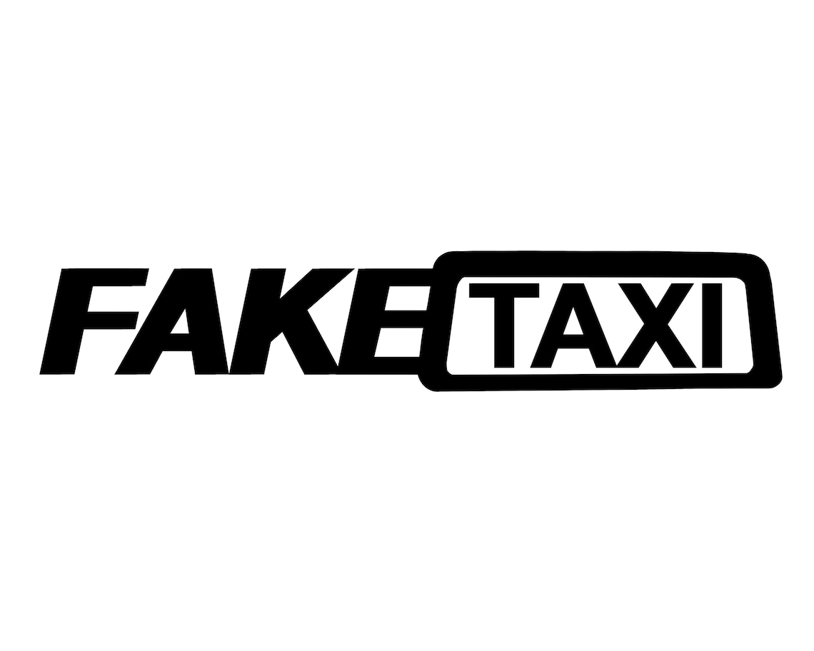 Fake Taxi Vinyl Decal | Etsy