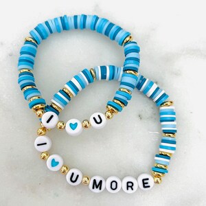 Mama and Mini I Love You Bracelet I Love You More Custom Gift Custom ...