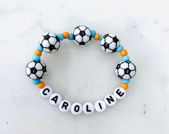 Bracelets cadeaux de football | football | faveur du football | bracelet d'équipe | bracelet équipe de football | cadeau de football | Ballon de football personnalisé