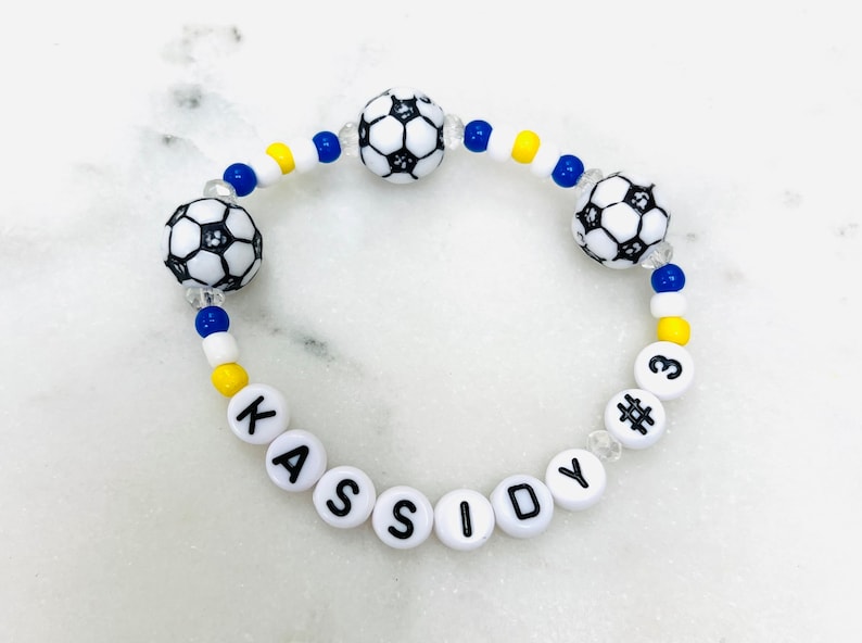 Soccer favor bracelets soccer soccer favor team bracelet soccer team bracelet soccer gift custom soccer image 7