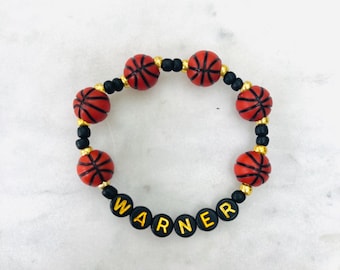 Personalized Basketball Team Bracelet