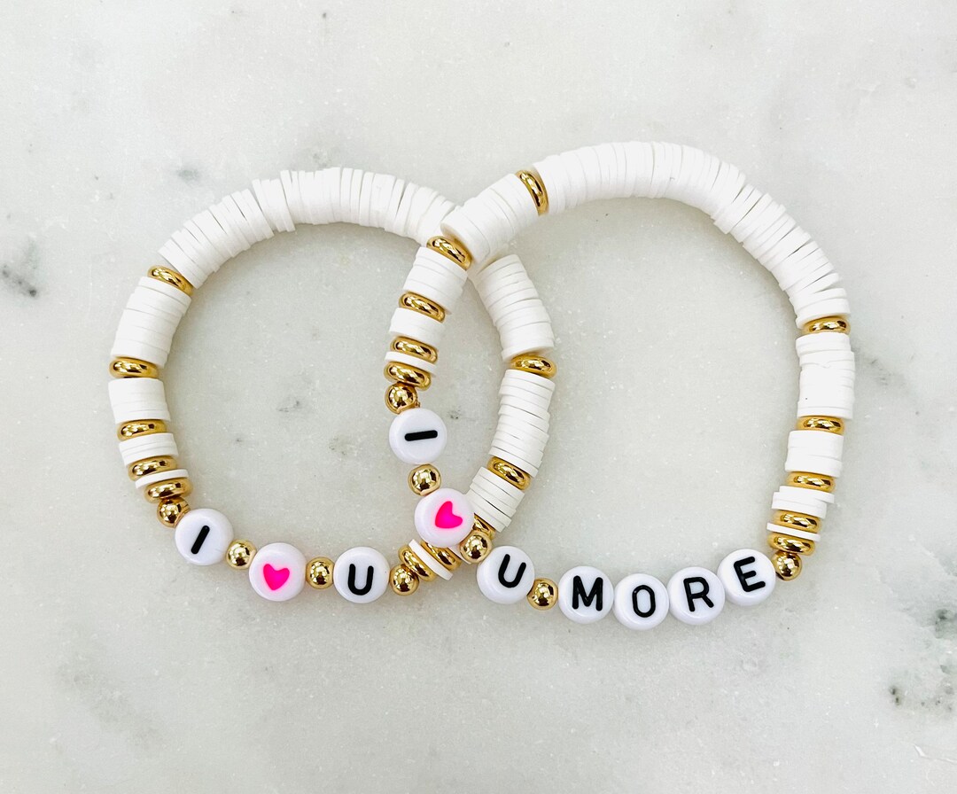 Mama and Mini I Love You Bracelet I Love You More Custom Gift Custom ...
