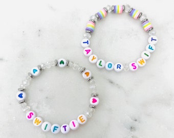 Swiftie Bracelet: Custom Taylor Swift Concert Bracelet