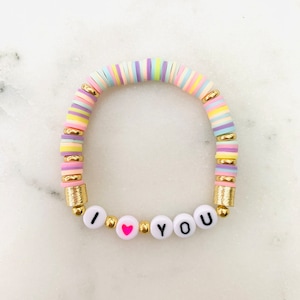 LOUIS VUITTON Monogram I Love You Bracelet 746574