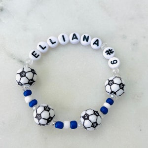 Soccer favor bracelets soccer soccer favor team bracelet soccer team bracelet soccer gift custom soccer image 6