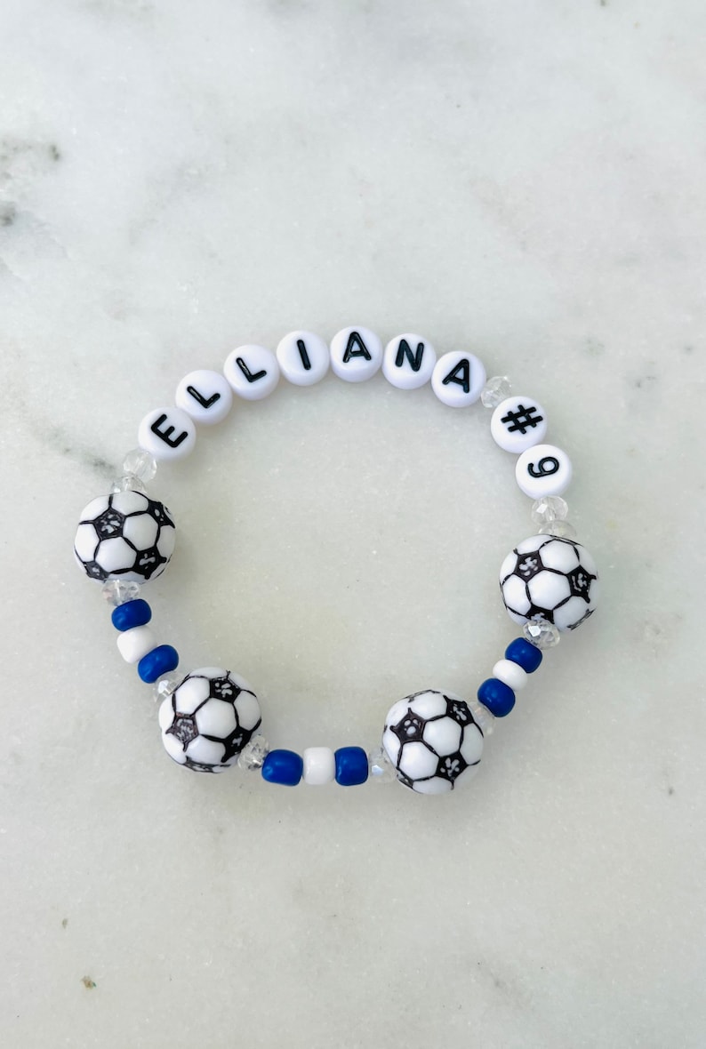 Soccer favor bracelets soccer soccer favor team bracelet soccer team bracelet soccer gift custom soccer image 6