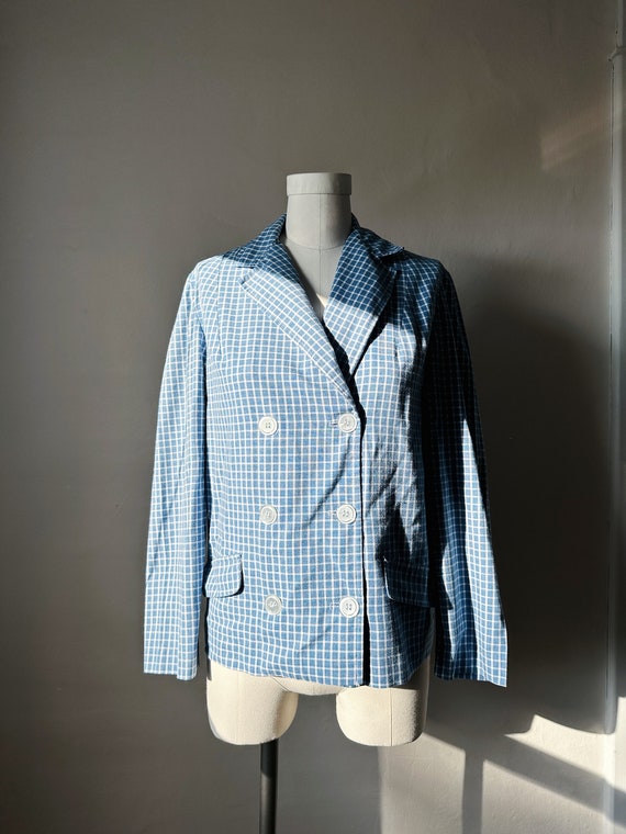 Vintage Plaid Blazer - image 1