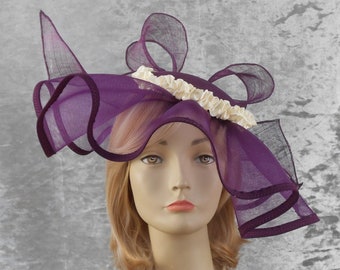 Damson Fascinator - Etsy UK