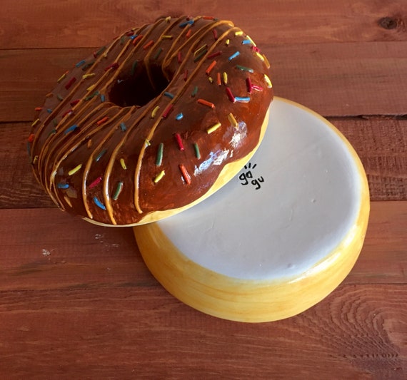 Handmade Ceramic Donut Bowl Home & Living Kitchen & Dining