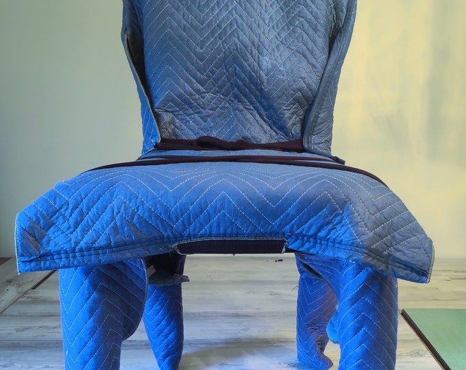 custom Chair covers with arms and legs for moving and storage