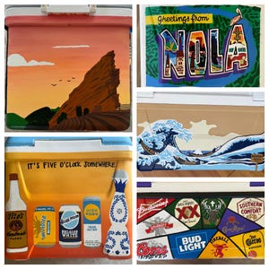Custom Painted Cooler