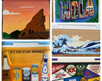 Custom Painted Cooler