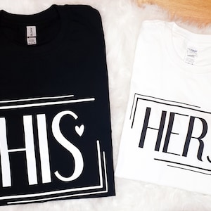 Personalized shirts, wedding shirts, Wedding gift, Hers and his shirt, couple shirt, valentines shirt, Valentine’s Day gift