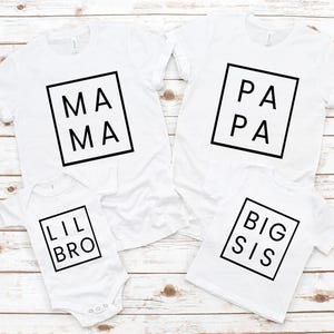 Family outfit , mom dad mini baby outfit for the family , matching family shirts, family matching hoodie , personalized hoodie, father son