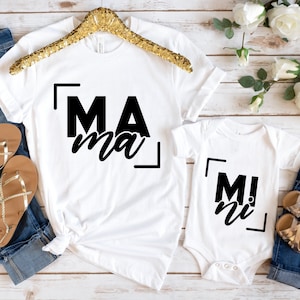 Mom and mini matching shirts, mom and child shirt, family outfit mom mini outfit for family, mom with baby shirt, mothers day gift