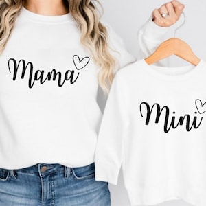 Mommy and Mini Matching Shirts, Mom daughter outfit , Family Outfit, Mommy Mini Outfit , Matching Family Sweatshirts, Mother gift outfits
