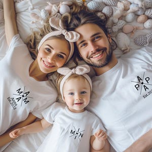 Family outfit, dad mom baby outfit , papa son outfits , matching outfit family , personalized gift for father, Christmas gift for family