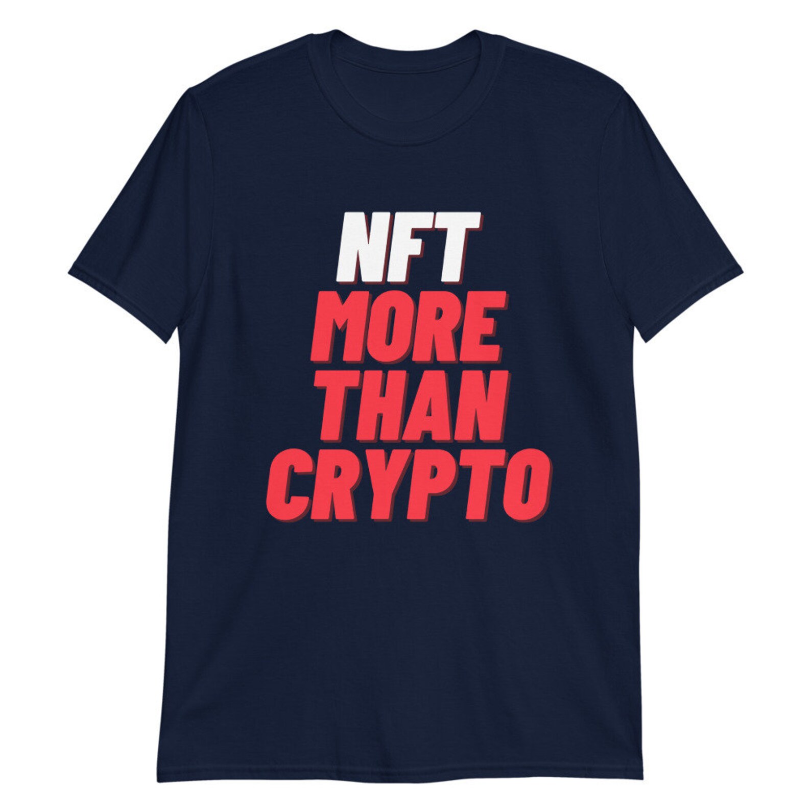 NFT More Than Crypto TShirt NTF TShirt NTF Non Fungible Etsy