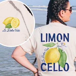 La Dolce Vita, Limoncello Shirt, Italy Shirt, Tomato Girl Summer Shirt, Coastal Granddaughter, Amalfi Coast, Lemon Shirt, Comfort Colors Tee