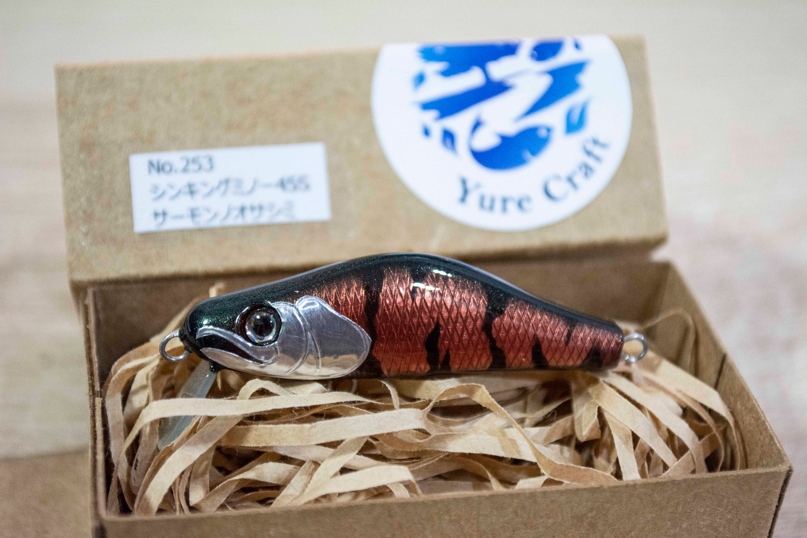 Handmade lure sinking minnow 4.5cm/3.5g wood lures fishing Etsy