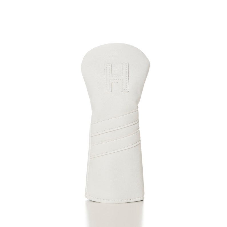 Personalized White Headcover Set
