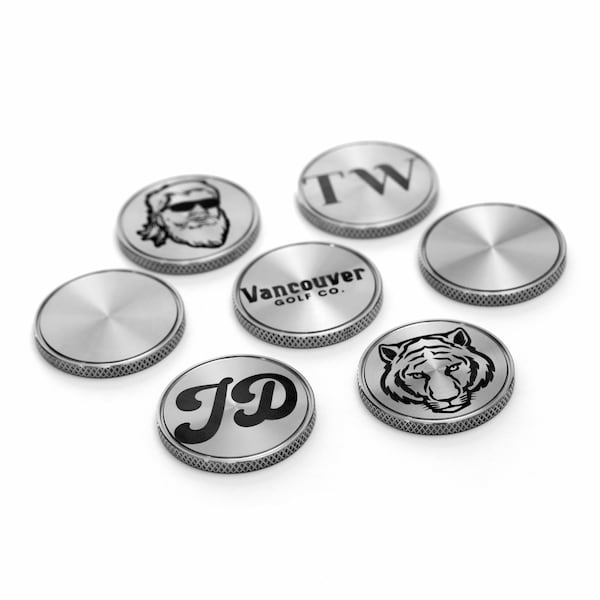 Personalized Golf Ball Marker | Golf Gifts for Men | Groomsmen Gifts