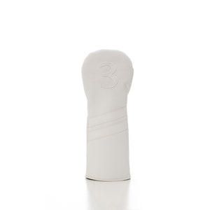 Personalized White Headcover Set