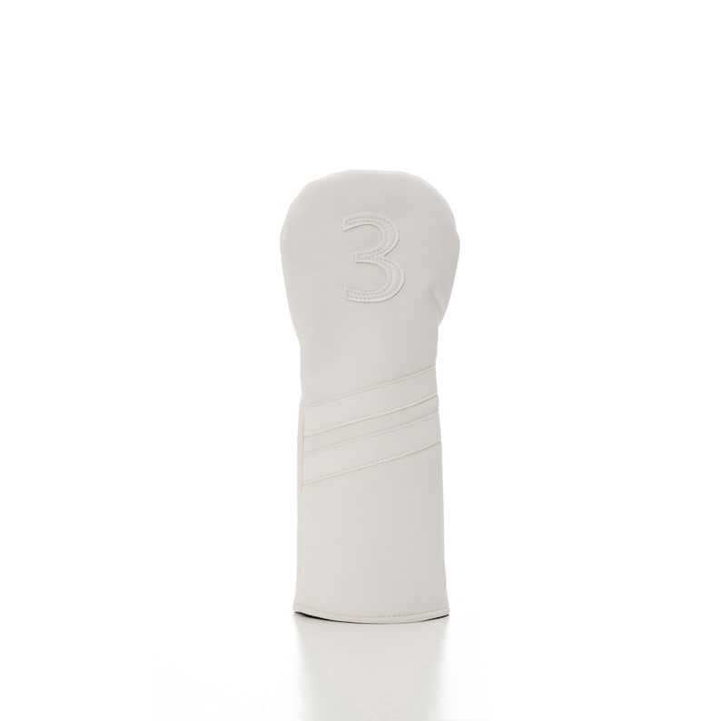 Personalized White Headcover Set