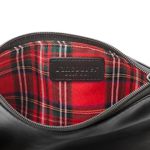 Black Personalized Zipper Valuables/Golf Pouch