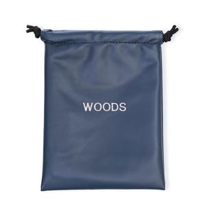Personalized Leather Golf Pouch: Handmade Drawstring Gift With Embroidery