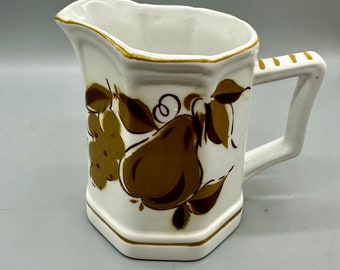 Mikasa Terra Stone ROMANO 7118 Creamer Brown White