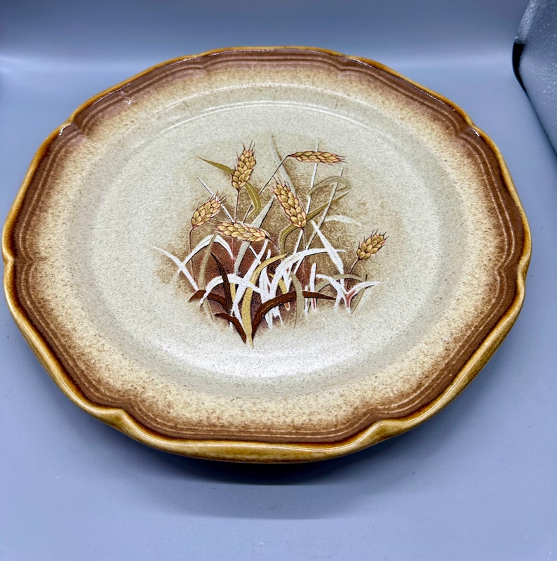 Mikasa WHOLE WHEAT GRANOLA E8001 Set of 4 Salad Plates Great Condition