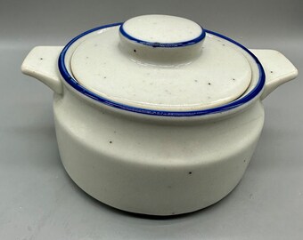 EARTHSTONE BLUE REEF by Trend Pacific Mid Century Covered Individual Casserole & Lid