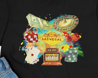 Las Vegas shirt, Vegas Squad T-shirt, Las Vegas Bachelorette Bachelor Party Shirts, Gokker Shirt Cadeau, Gokken, Poker Casino Shirt