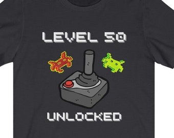 50e verjaardag Shirt cadeau idee, Retro Gamer verjaardag T-shirt, Arcade Gamer Gift, Atari Lover Gift, Vintage 1972 verouderd tot in de perfectie